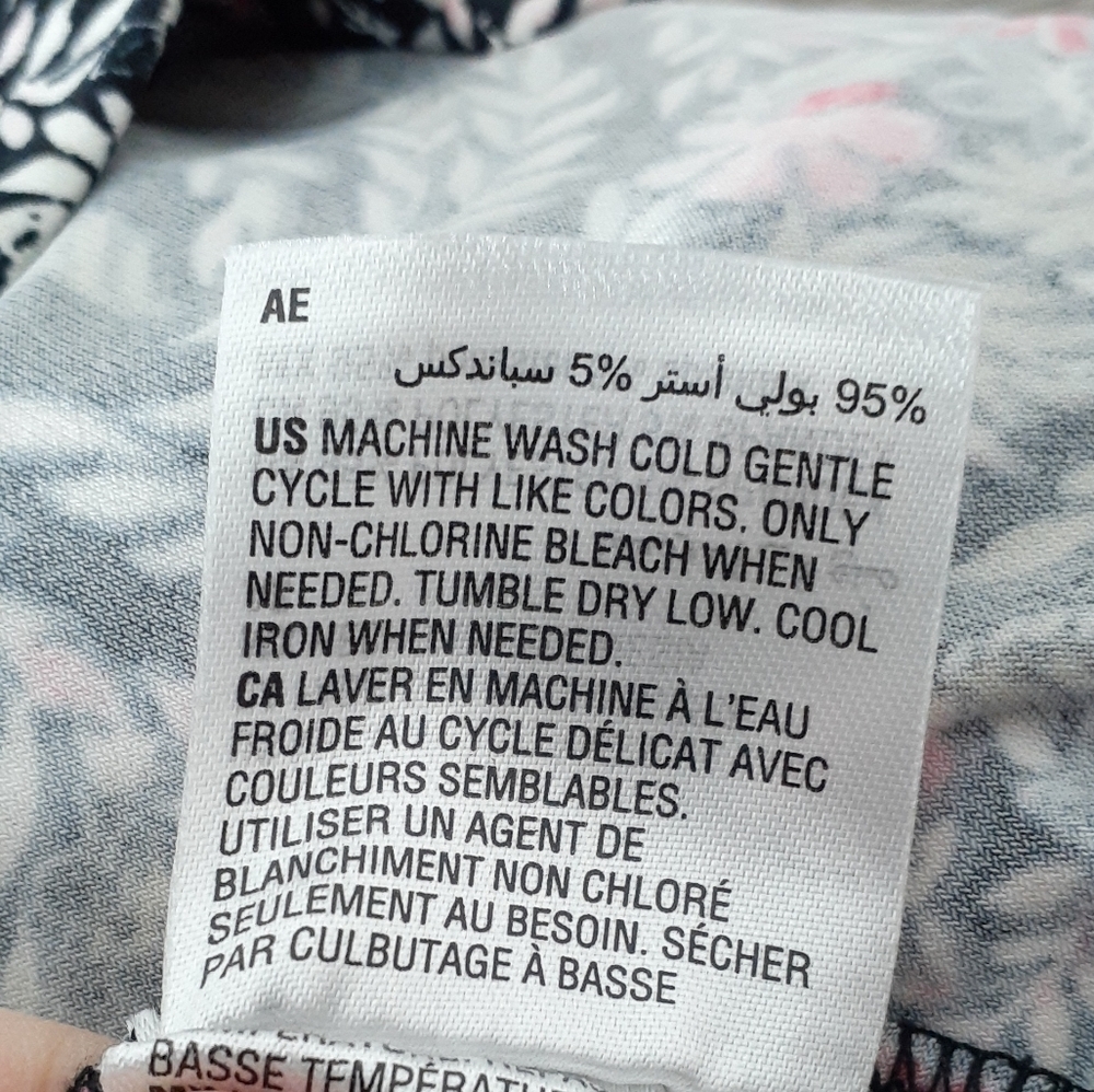 Charter Club Blouse S Floral Paisley 898 - Picture 6 of 6